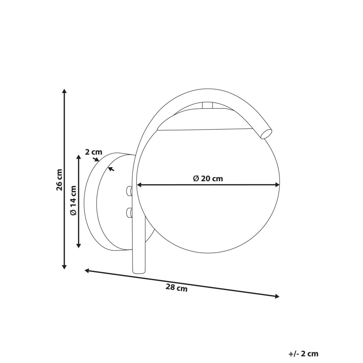 Lampa ścienna zewnętrzna czarna KULSI