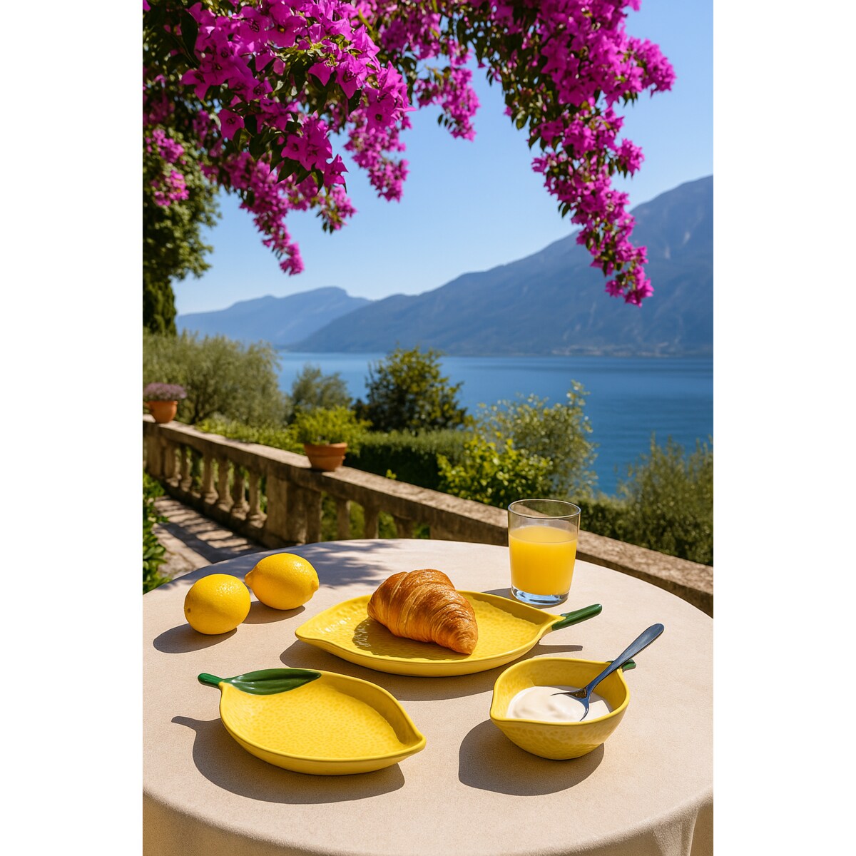 Talerz w kształcie cytryny, LEMONS, 31 x 21,5 cm