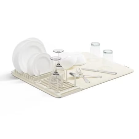 Mata do suszenia naczyń kremowa Udry Peg, 47 x 17 x 9 cm, Umbra