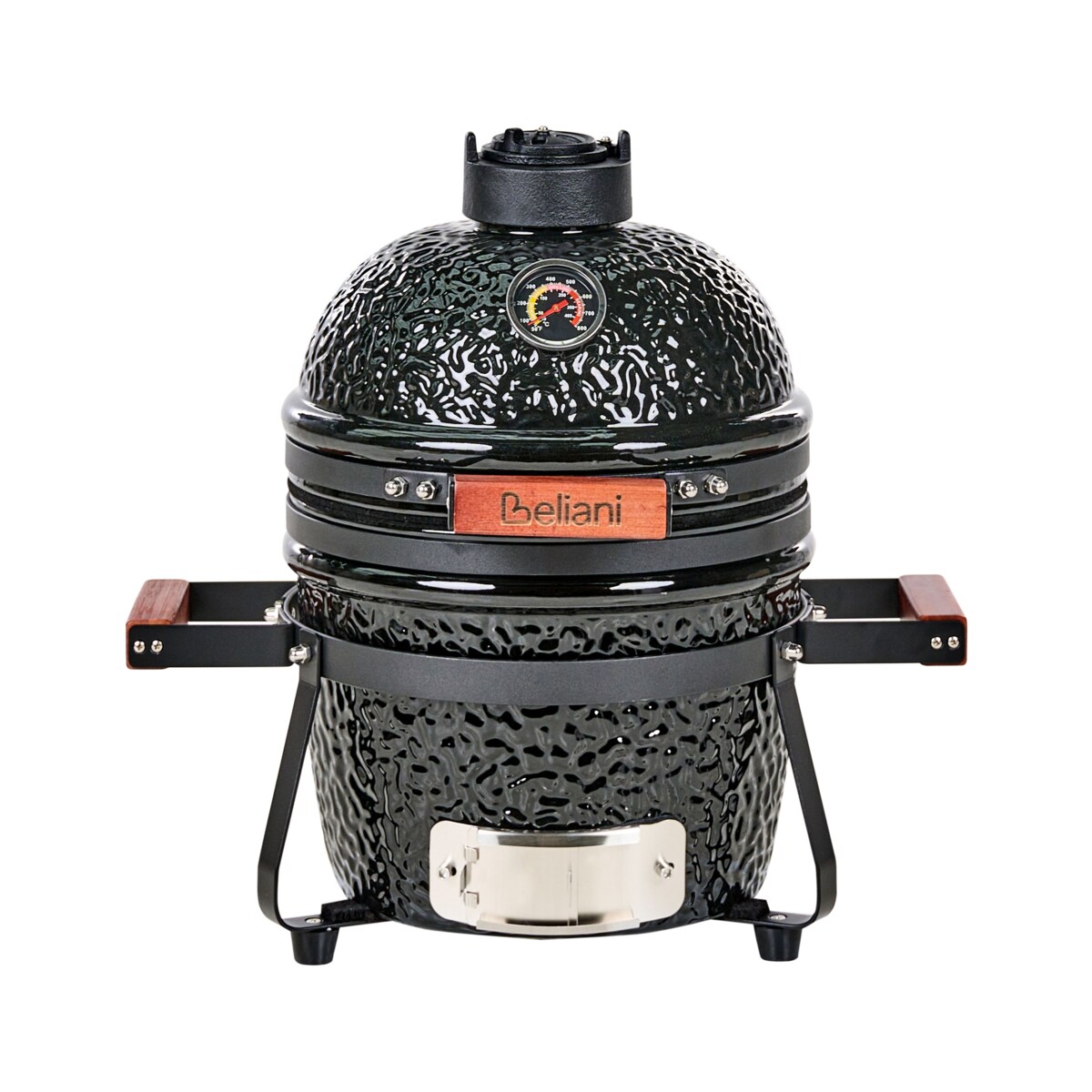 Mini grill węglowy KAMADO Ceramika Czarny