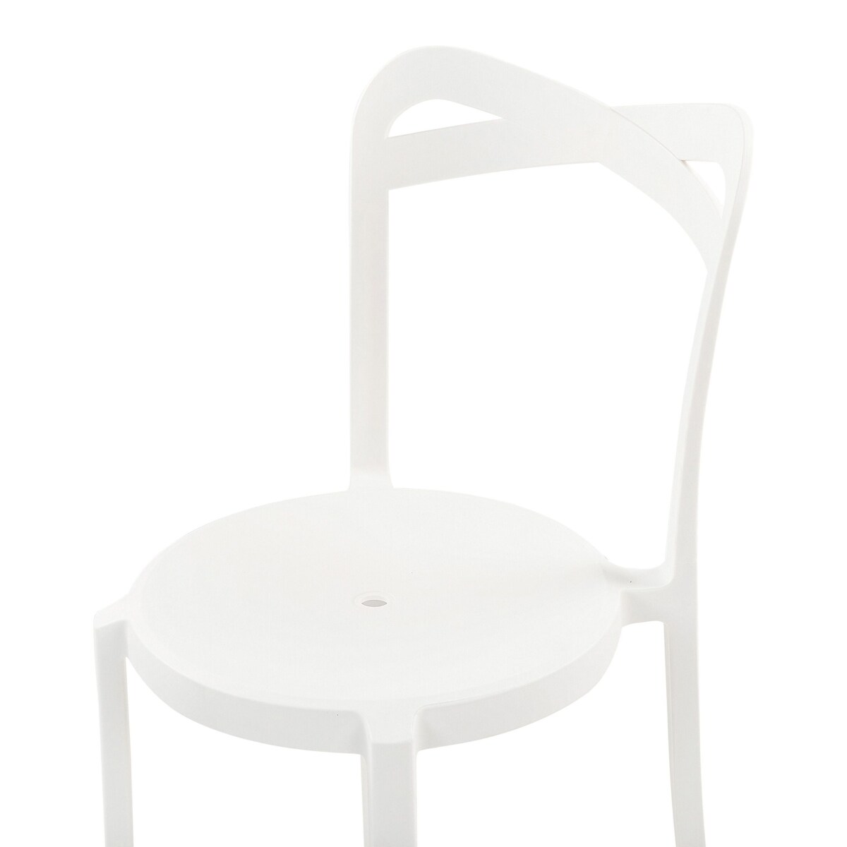 Zestaw 4 krzeseł do jadalni biały CAMOGLI