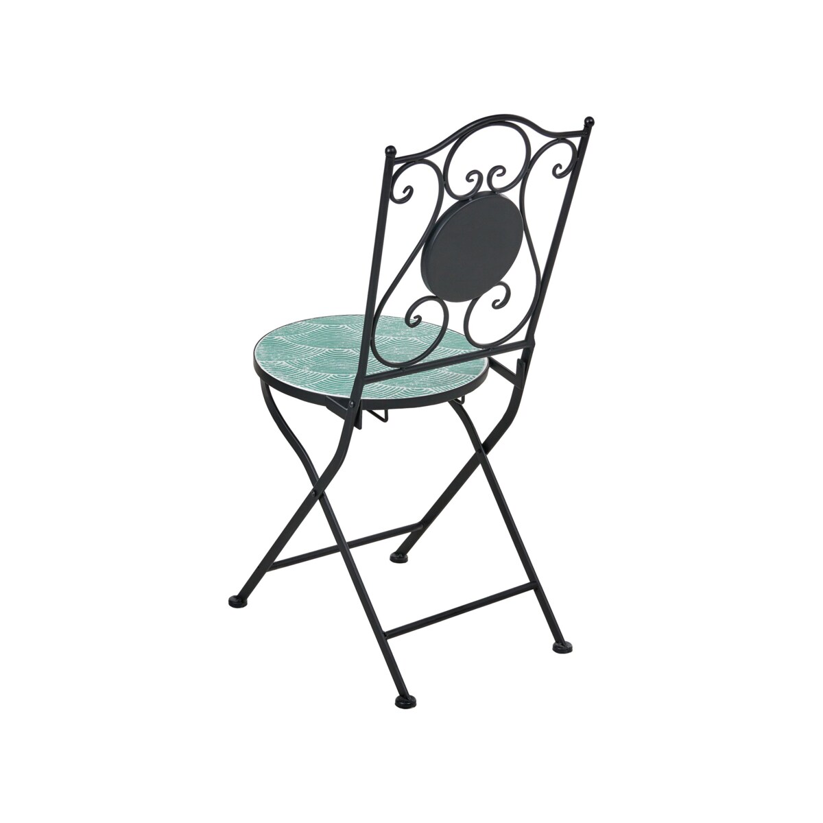 Zestaw mebli balkonowych Składane ANAPO Metal Czarny