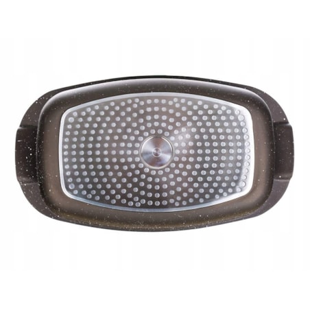 DUŻY GARNEK BRYTFANKA z dozownikiem 5,7L do gotowania pieczenia na prezent