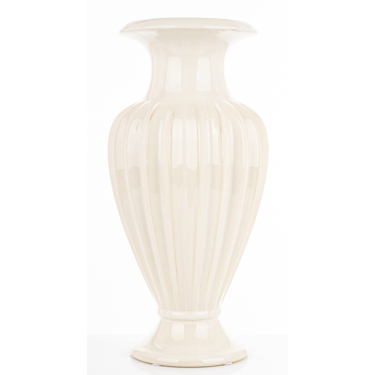 Wazon ceramiczny 46x22x22 cm STAMMA beżowy
