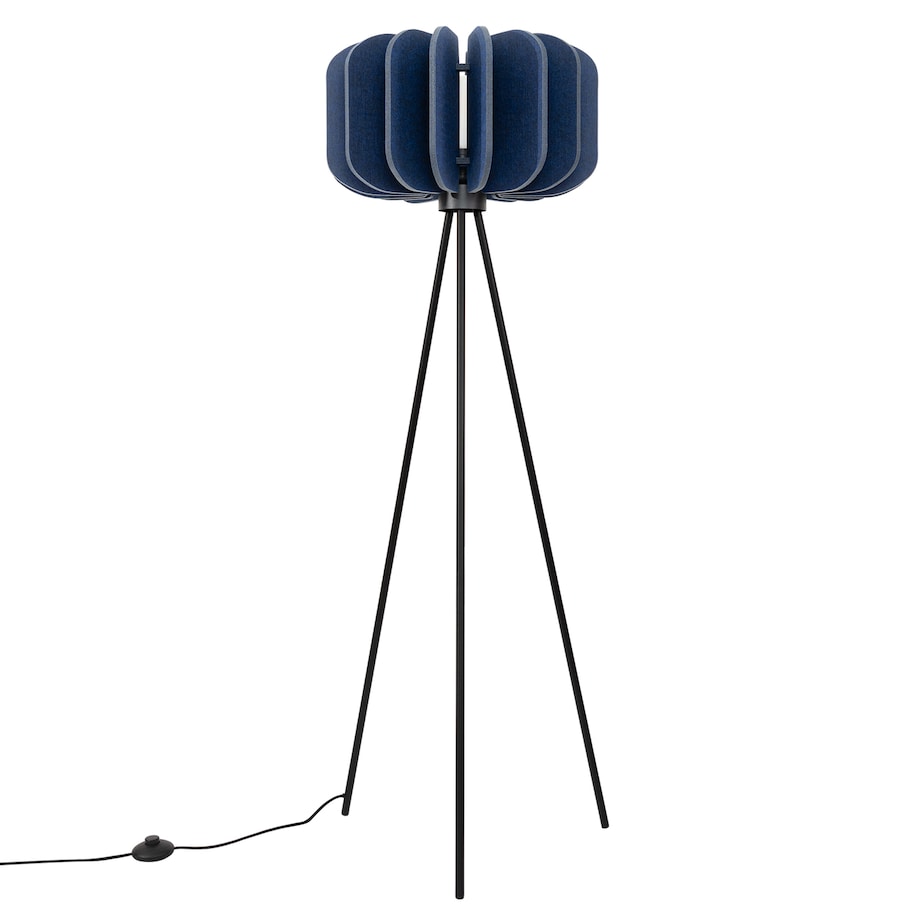 Lampa podłogowa MULA 45 granatowa