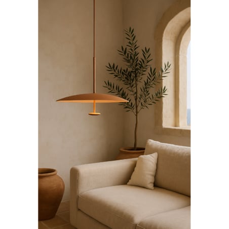 LAMPA WISZĄCA ASTRELIA CEGLASTY BRĄZ, MINIMALISTYCZNA ELEGANCJA