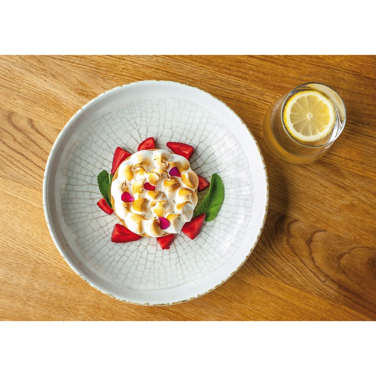 Talerz głęboki 22 cm Roma Leaf LU26 (9036)