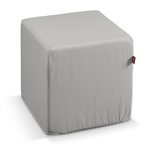 Pufa kostka, jasny popiel, 40 x 40 x 40 cm, Etna