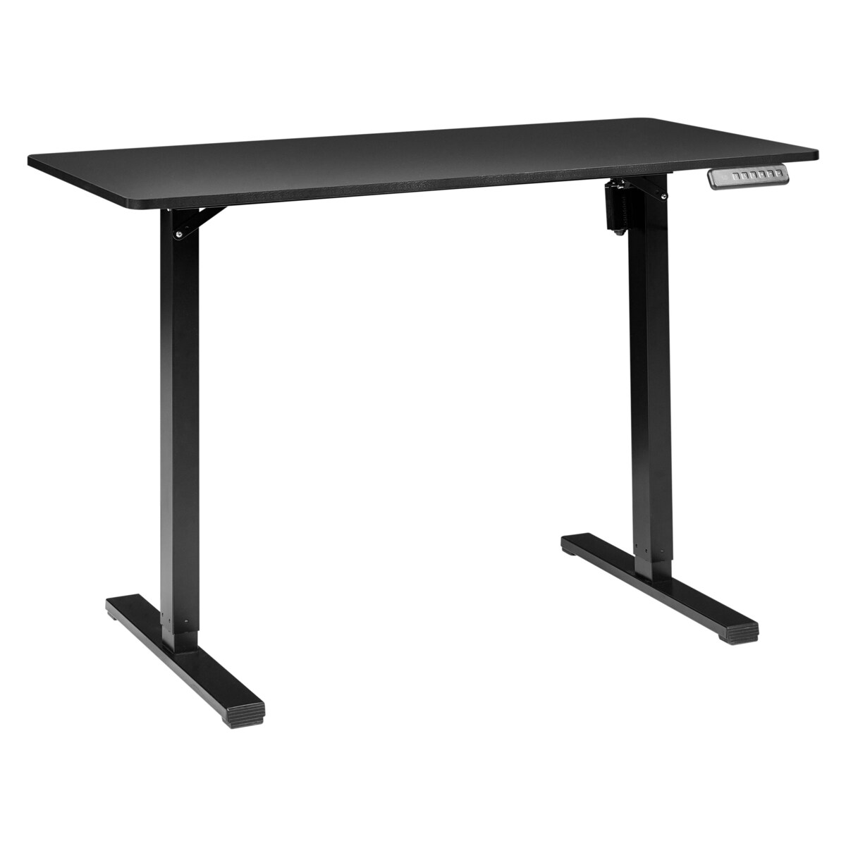 Biurko regulowane elektrycznie 120 x 60 cm czarne TAVARES