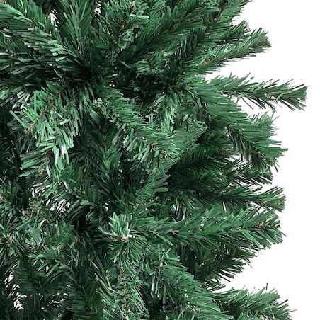 vidaXL Łuk świąteczny z girlandą, zielony, 240 cm