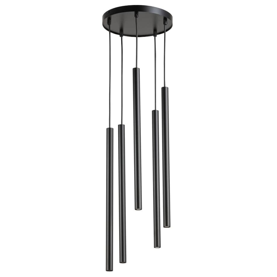 Okrągła lampa wisząca tuby Sopel 33625 Sigma wielopunktowa czarna