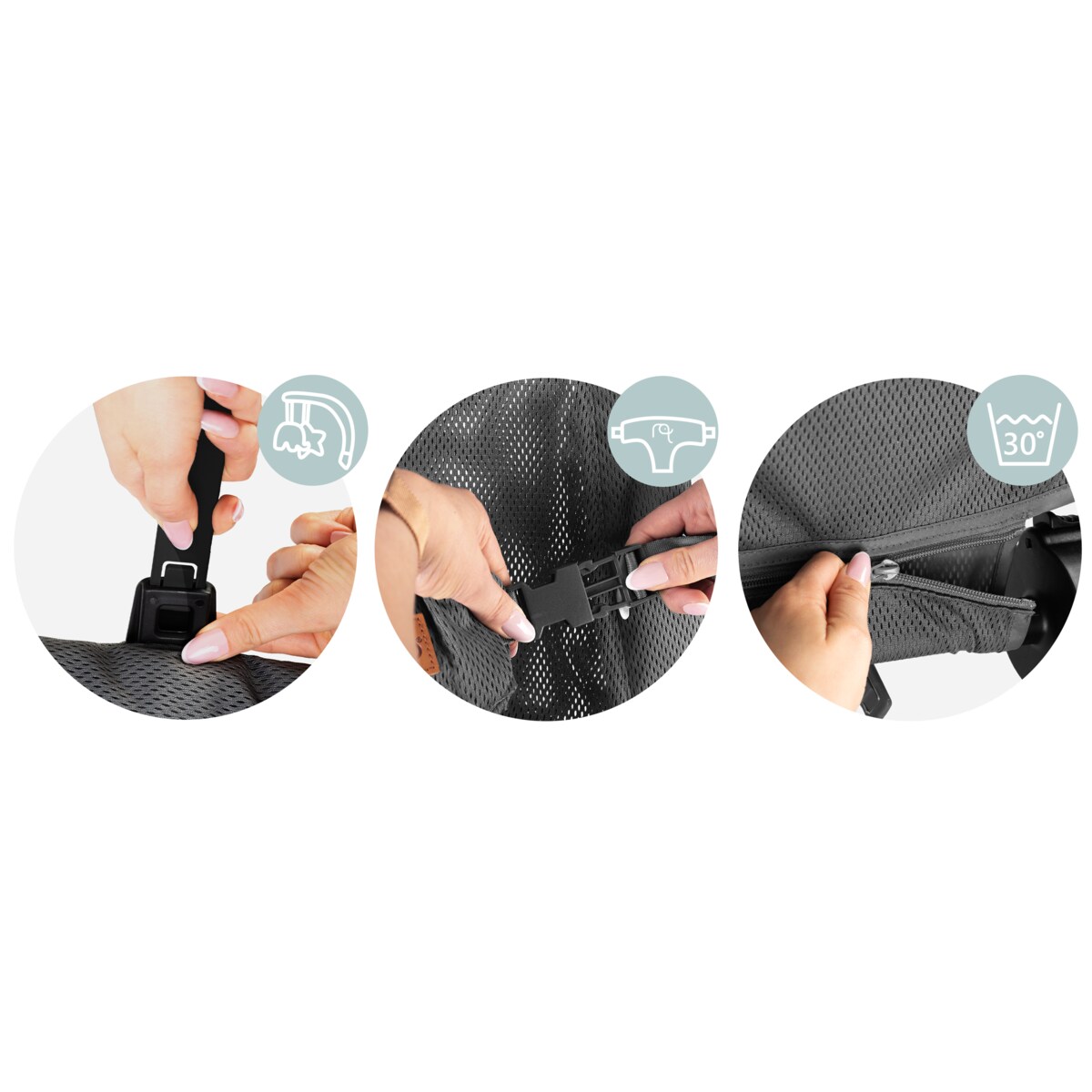 Leżaczek bujany z zabawkami składany bujaczek kołyska Nukido