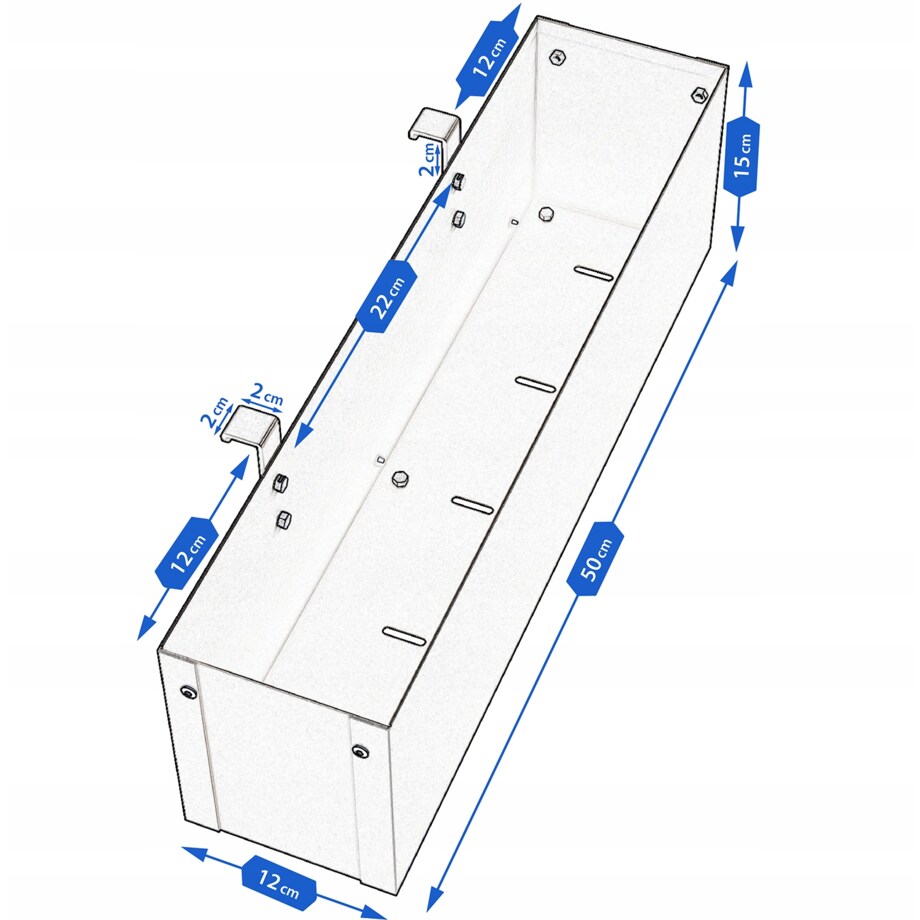 Doniczka Wisząca Metalowa Do Osłony Na Kosz