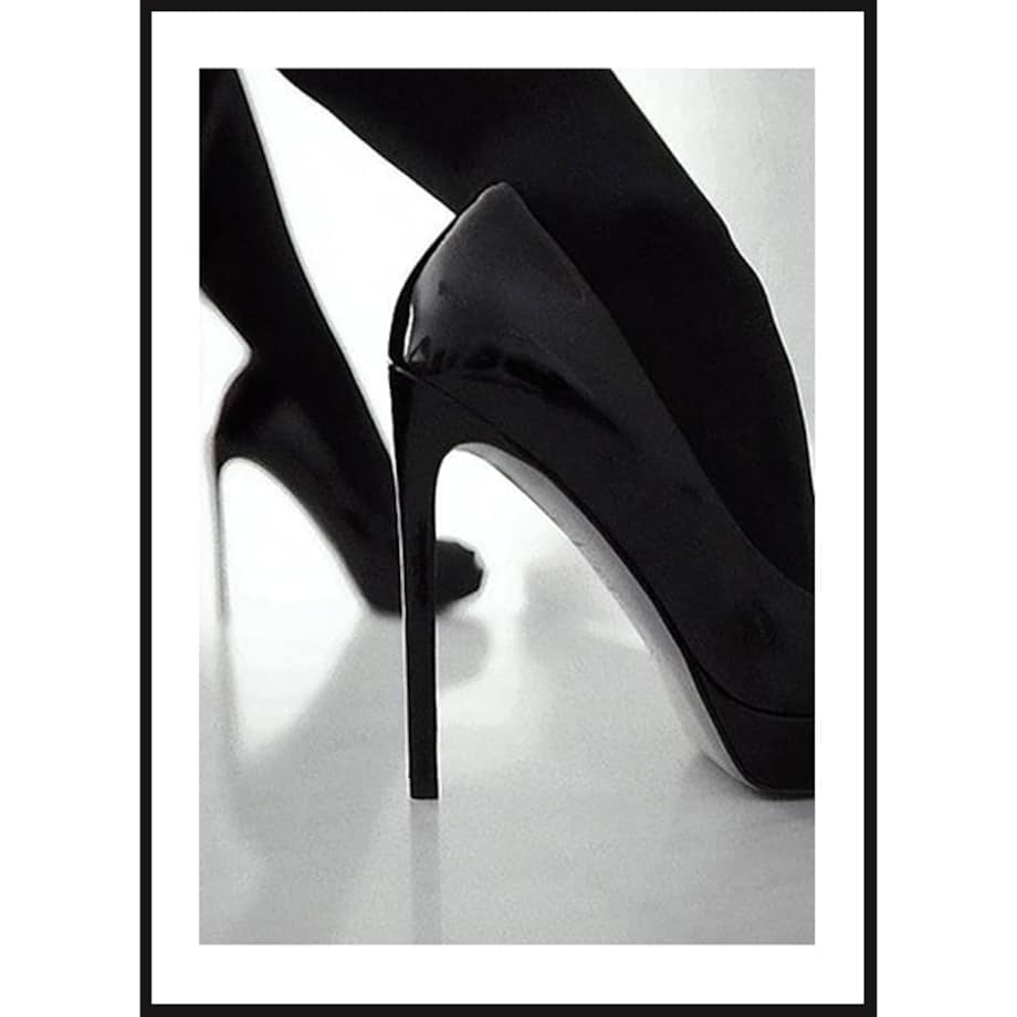 Poster Story, Plakat - Czarne Szpilki, wymiary 60 x 84 cm