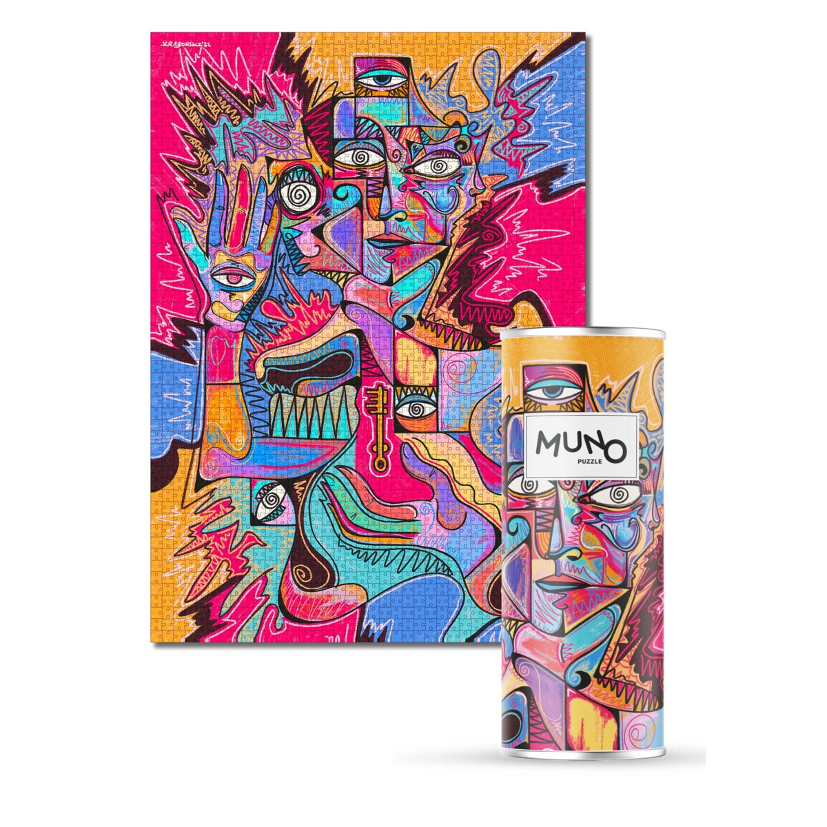 Muno Puzzle "Golden Teacher" by Nikodem Szewczyk Puzzle 2000 el. w ozdobnej tubie