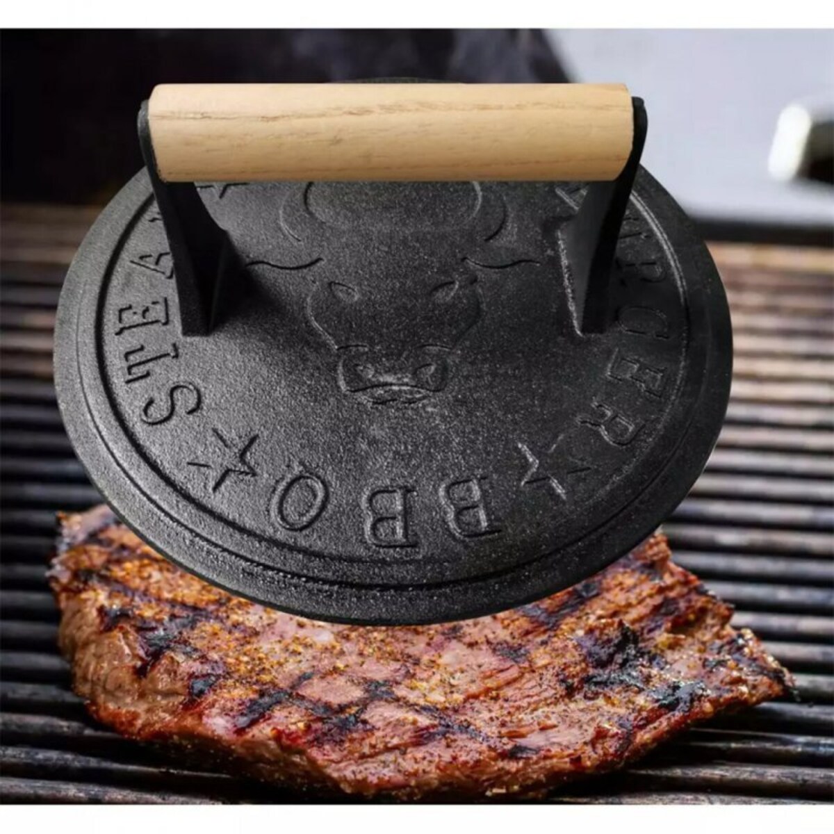 Żeliwna Praska Do Burgerów Steków Kinghoff