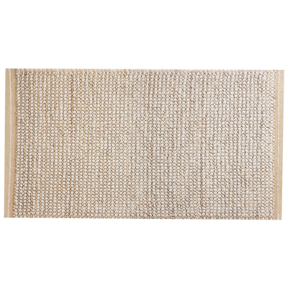 Dywan wełniany 80 x 150 cm beżowy BANOO