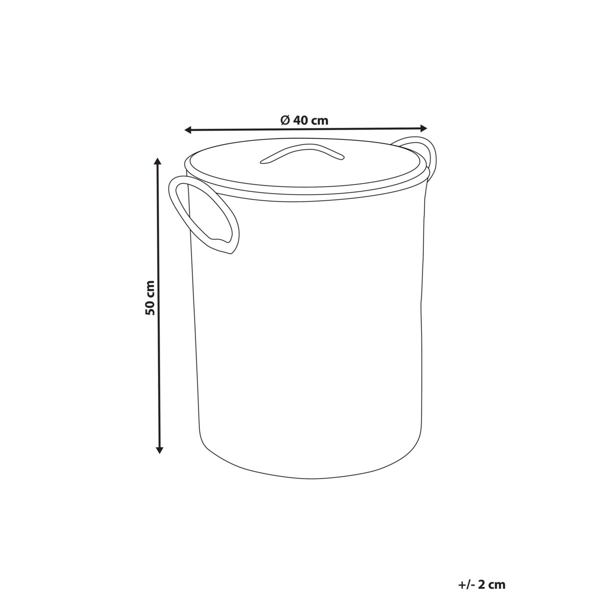 Kosz z trawy morskiej jasny SADEC