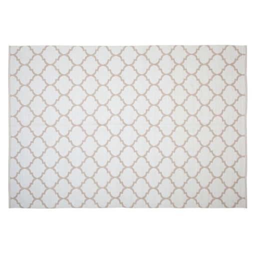 Dywan zewnętrzny dwustronny 160 x 230 cm beżowy AKSU