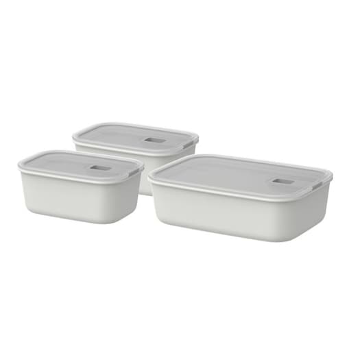 Zestaw trzech pojemników EasyClip 2.0 2x700ml + 1500ml White