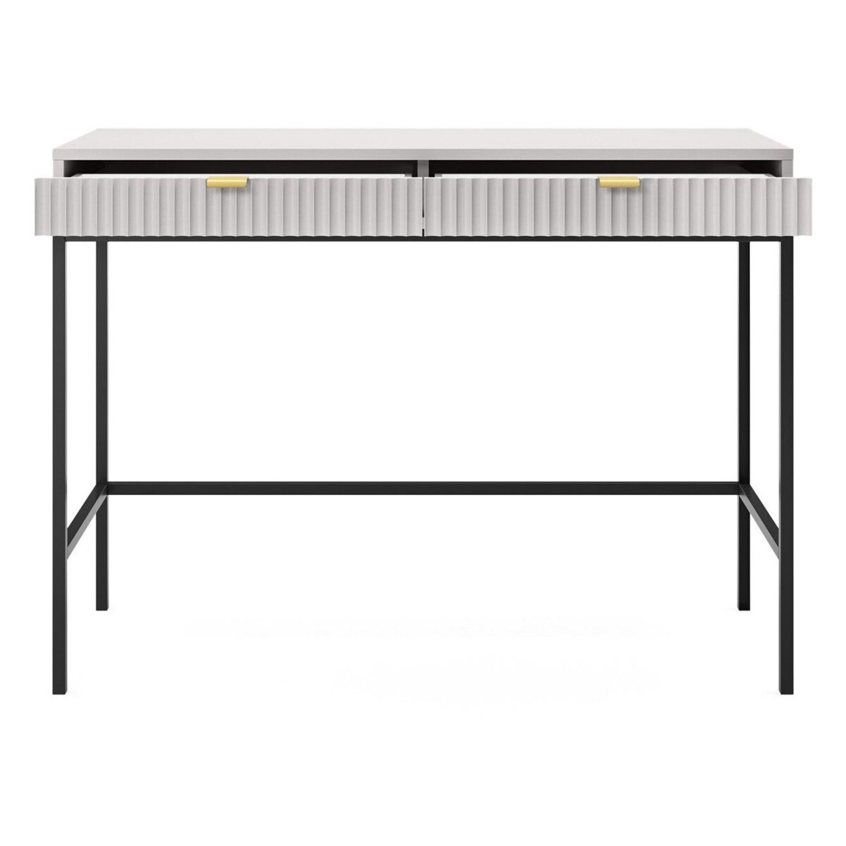 Toaletka Delicious ryflowana szara