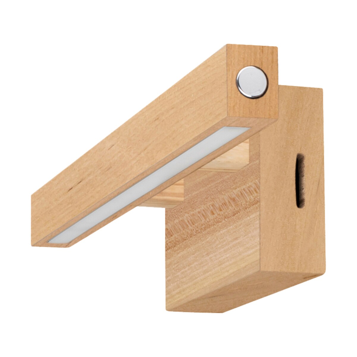 Drewniany Kinkiet BRITOP Lighting 1xLED 5.3W Naturalna Brzoza FSC, Ściemniacz Dotykowy, Polski Producent, 1 szt.