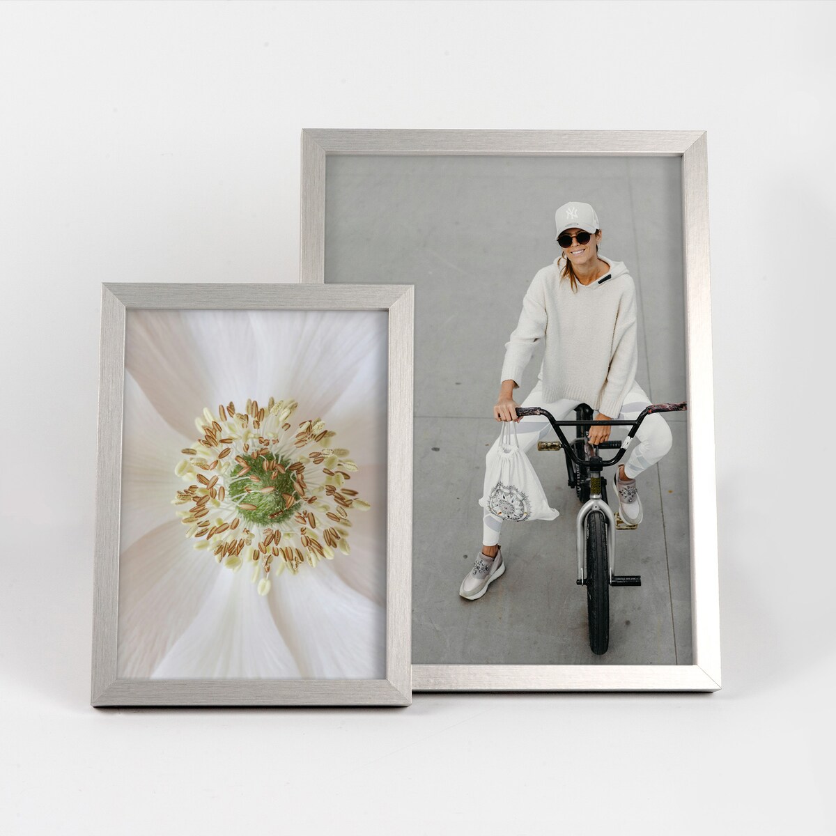 Srebrna ramka na zdjęcia 21x30 cm rama MDF ramki do zdjęć 30x21 cm FRAMAI®
