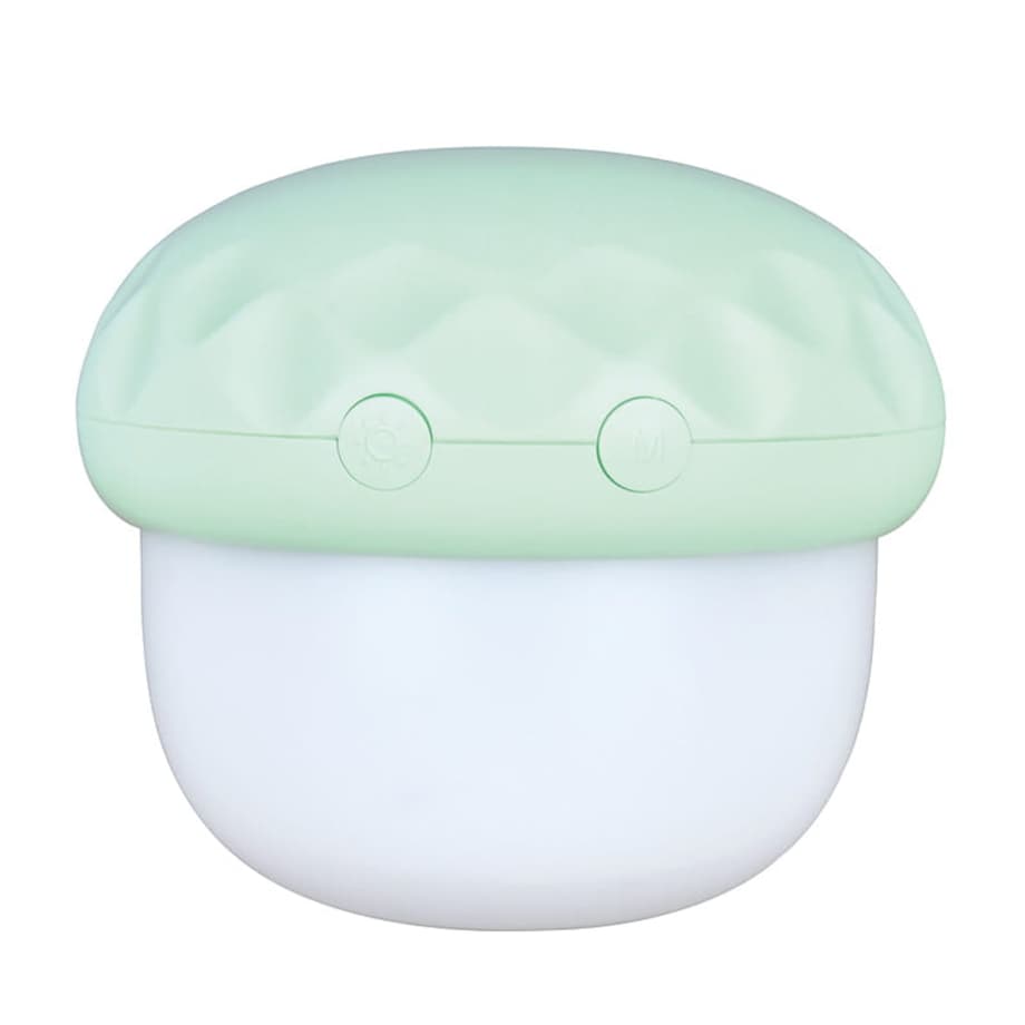 Seledynowa lampka nocna dla dzieci projektor: Grzybek