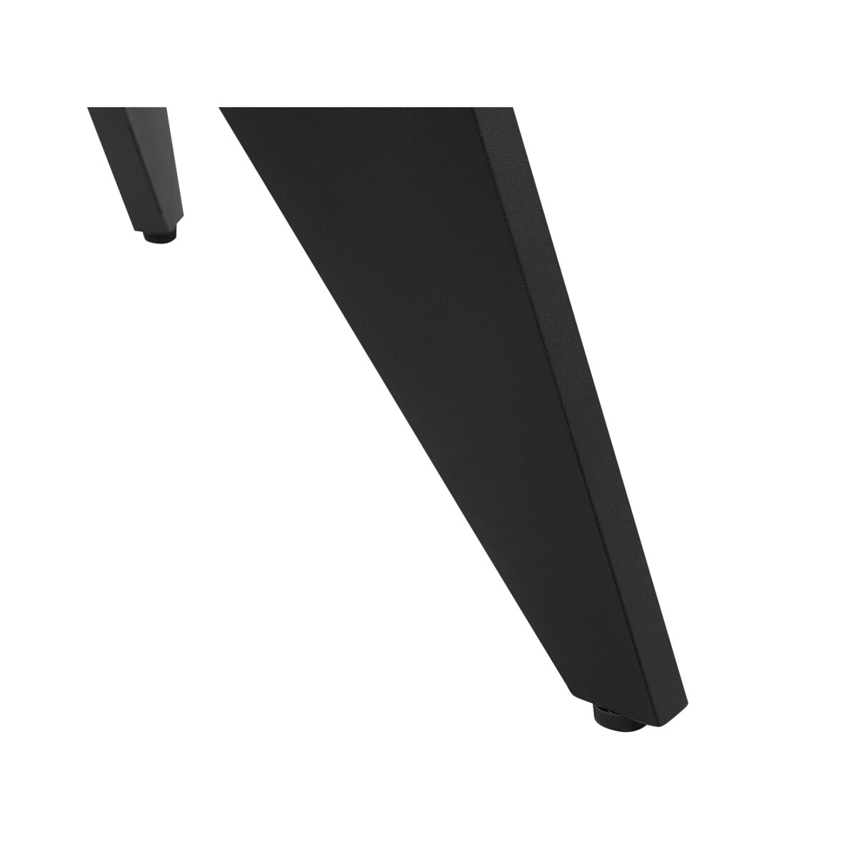 Stół ogrodowy okrągły ⌀110 cm czarny OLMETTO