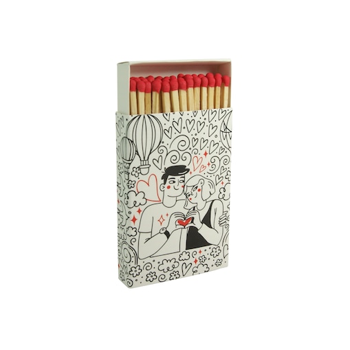 Zapałki "Miłość i balony"