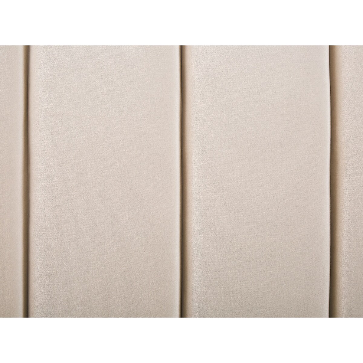 Łóżko welurowe 180 x 200 cm beżowe MARVILLE