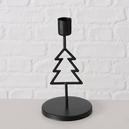 Metalowy świecznik na pojedynczą świecę NORGA, wys. 17 cm