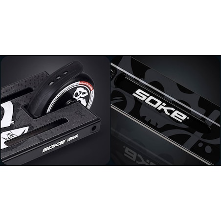 Hulajnoga wyczynowa Soke Box czarny SCS ABEC-9 Hollow Core 110 mm