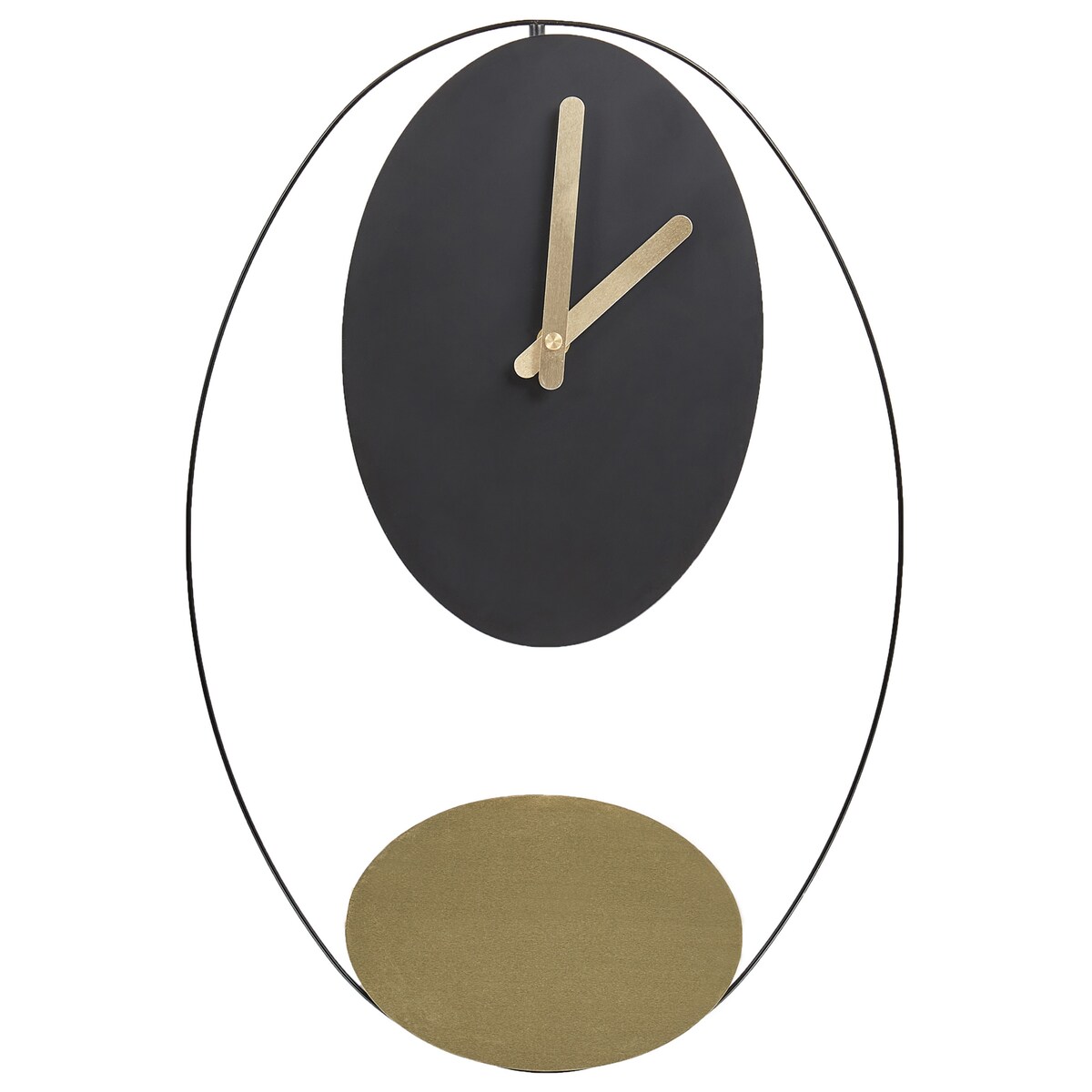 Zegar ścienny MANIGOD 32 cm Metal Czarny