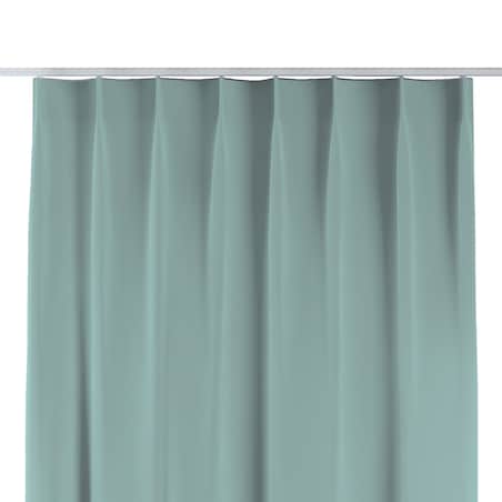 Zasłona na haczykach flex pojedynczych 130x260 jasny turkus