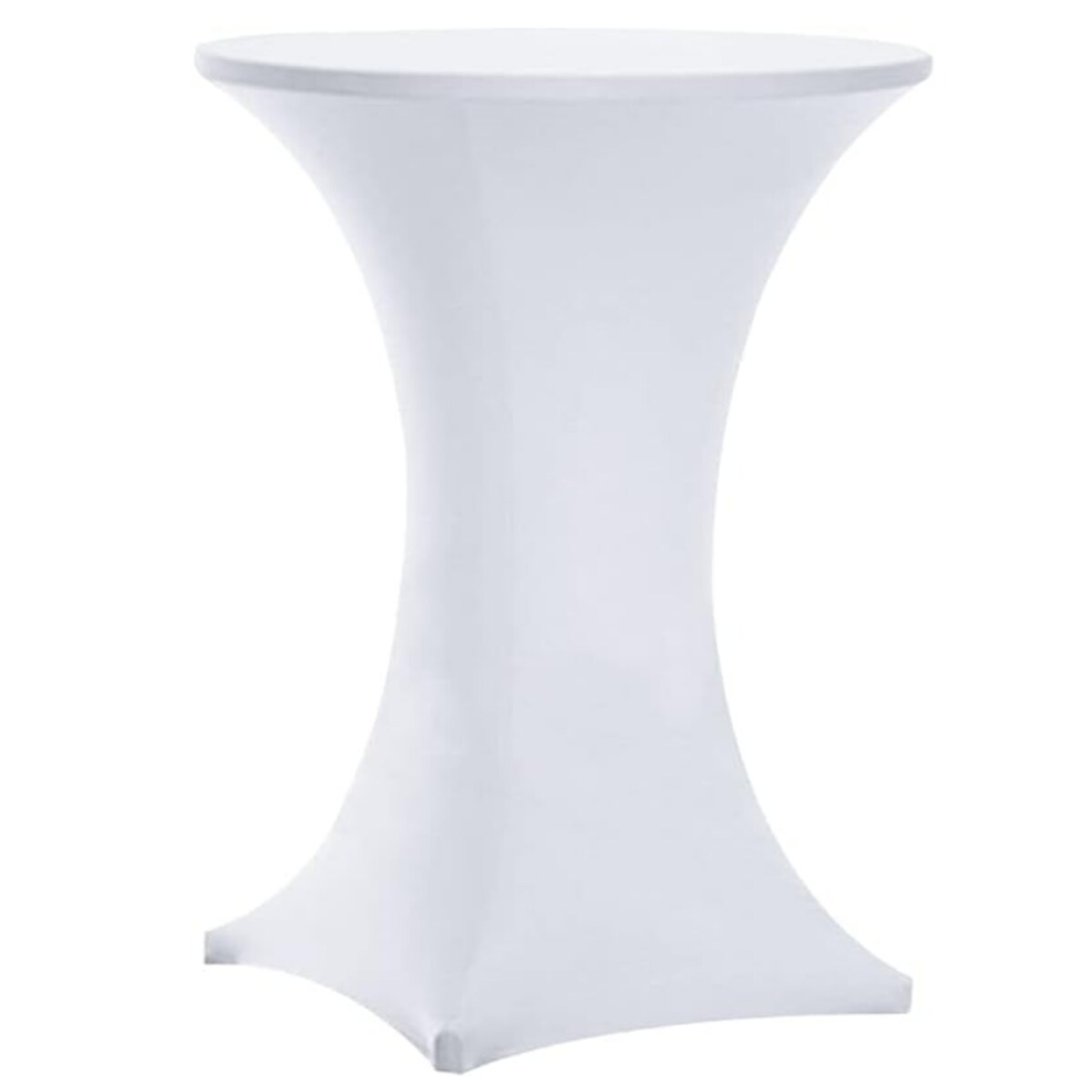 POKROWIEC OBRUS NA STOLIK BAROWY KOKTAJLOWY BIAŁY 80x110cm [25F]