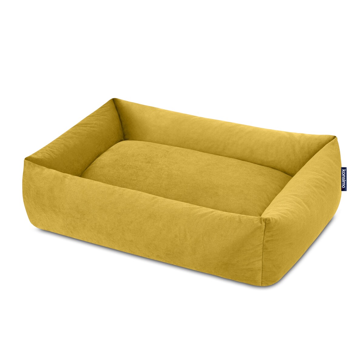 KONSIMO CANINI Legowisko dla małej rasy psa, żółty