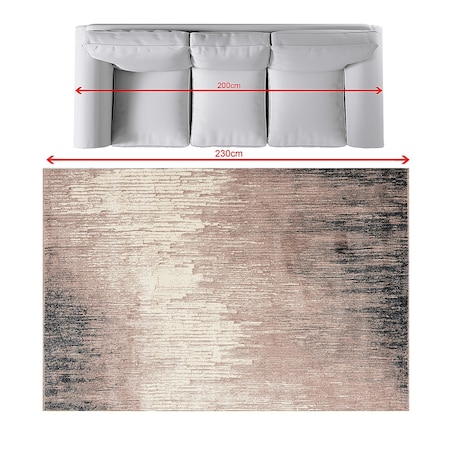 Dywan Sevilla dusty rose/paper white 160x230cm, 160 x 230 cm