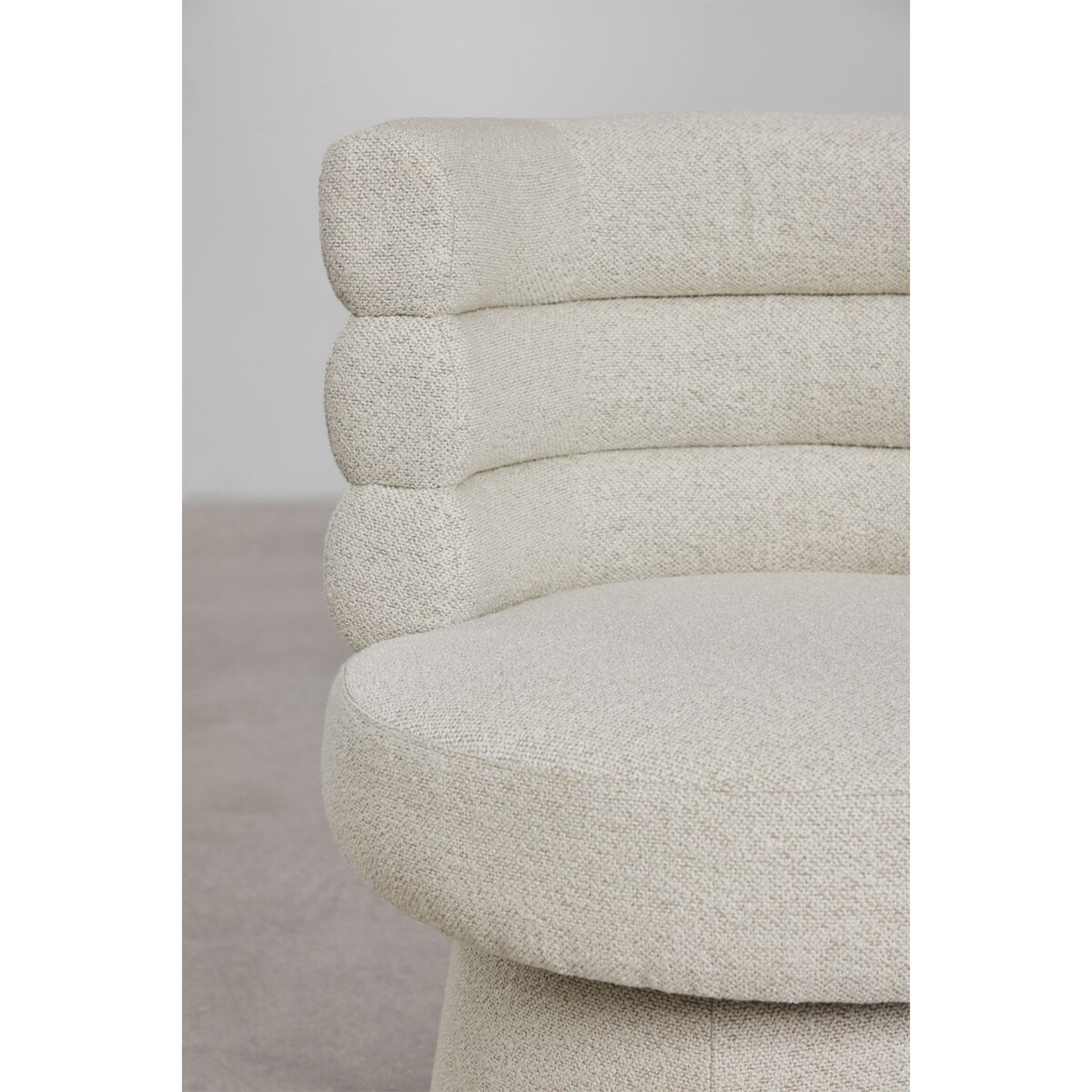 Krzesło obrotowe, do jadalni Protea beżowo-kremowe