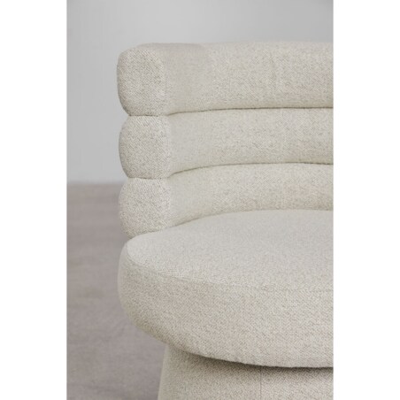 Krzesło obrotowe, do jadalni Protea beżowo-kremowe