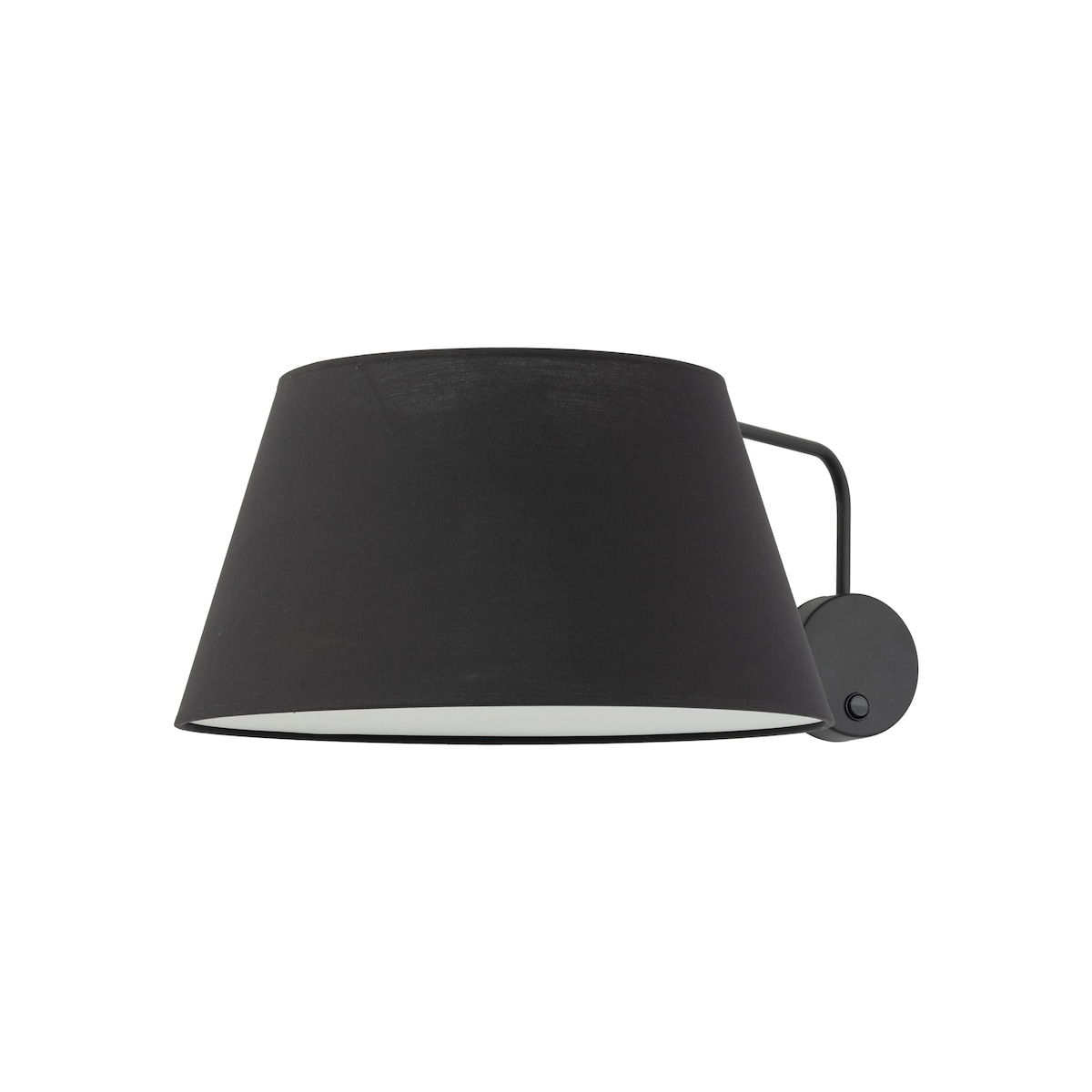 Kinkiet ścienny z włącznikiem TK Lighting FORMO 11343 czarny E27 nowoczesna lampa do sypialni i salonu