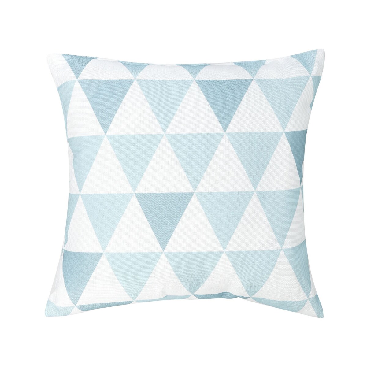 2 poduszki ogrodowe w trójkąty 40 x 40 cm niebiesko-białe TRIFOS