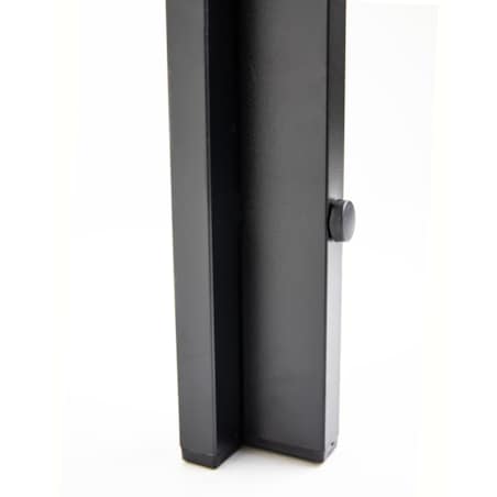 Stół ogrodowy z aluminium czarny