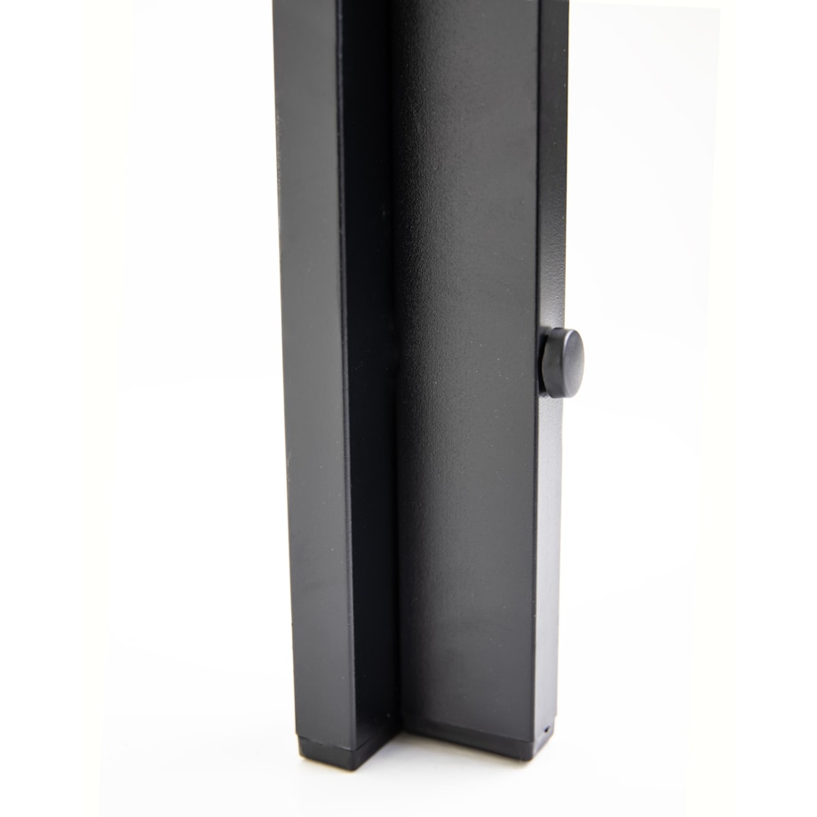 Stół ogrodowy z aluminium czarny