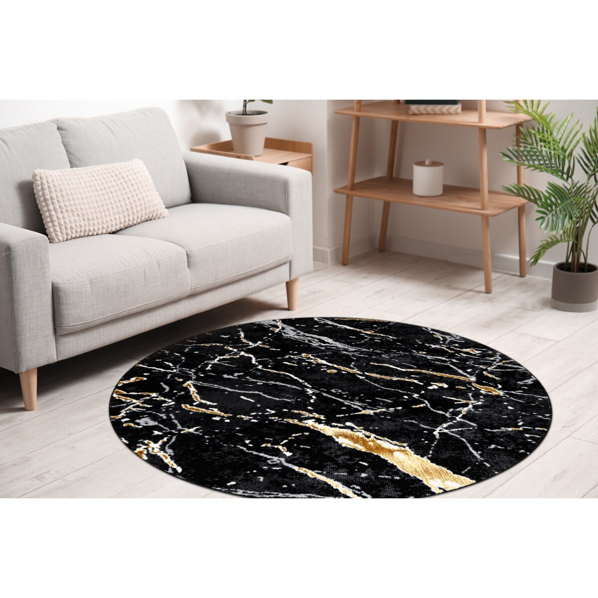 Dywan ALLURE 1963 koło Marmur - koło 100 cm