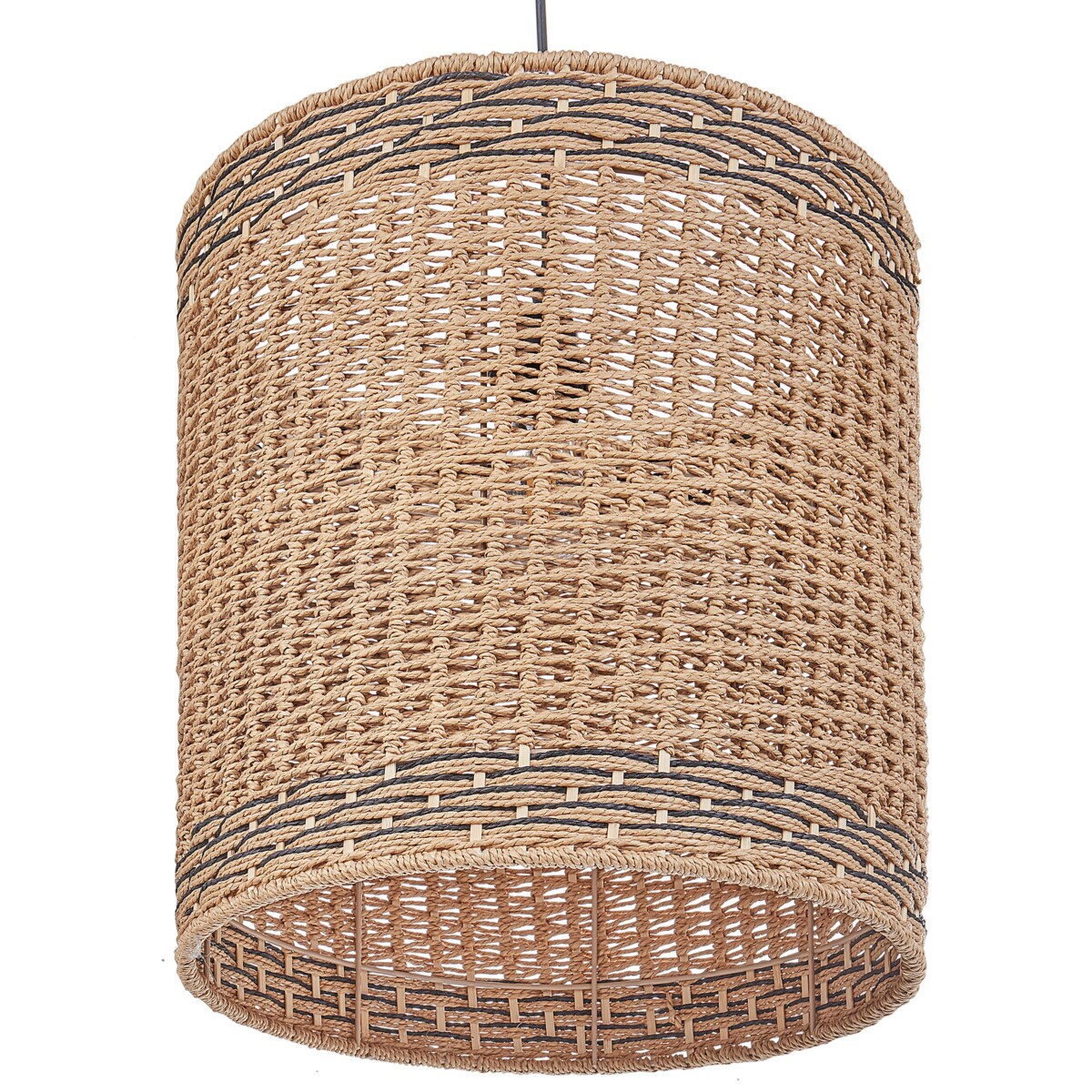 Pleciona lampa wisząca naturalna LUAPULA