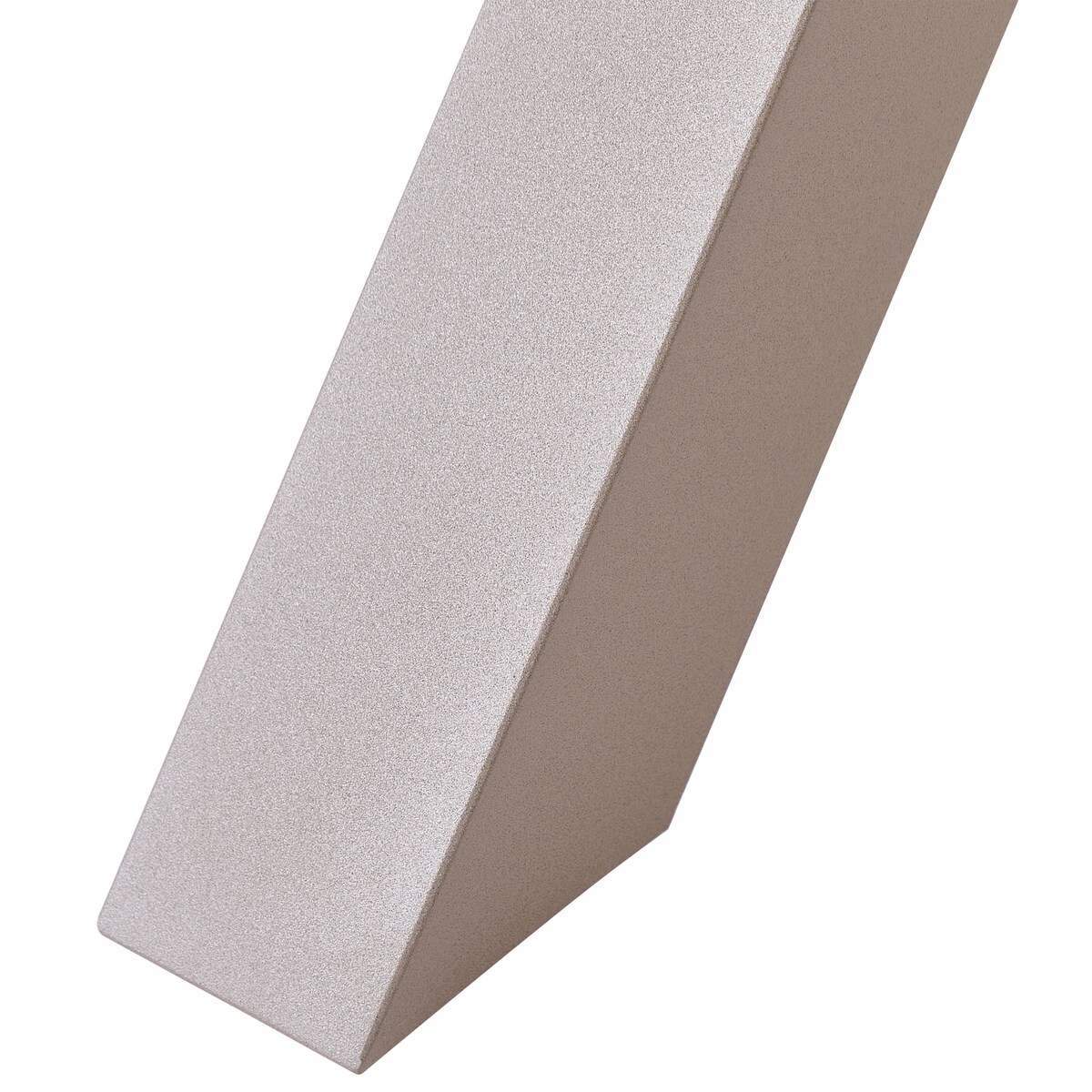 Stół ogrodowy CASCAIS 200 cm 105 cm Metal Beżowoszary