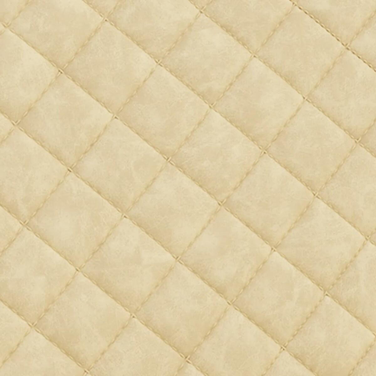 vidaXL Krzesło wspornikowe, kremowe, obite sztuczną skórą