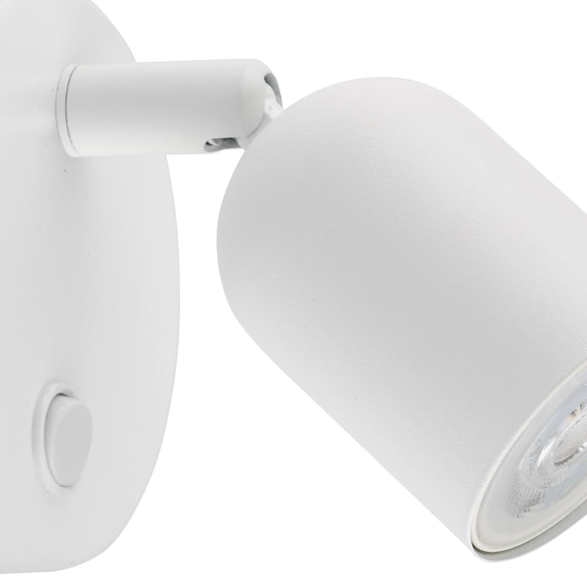 Lampa ścienna reflektorowa Top 4411 TK Lighting regulowana metalowa biała