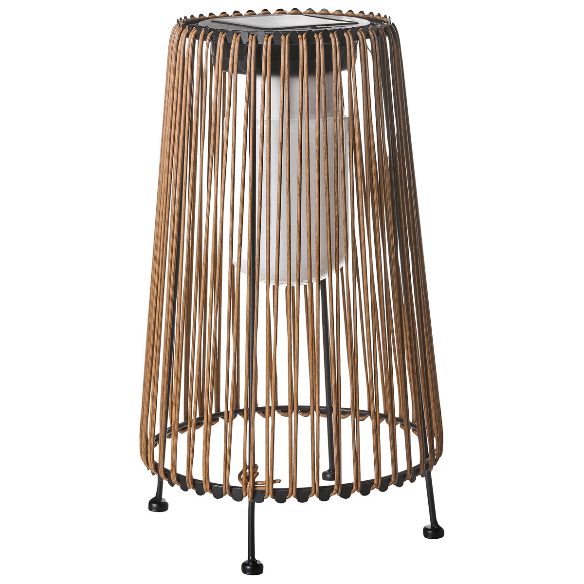 Lampion solarny SEMLIKI 35 cm Naturalny